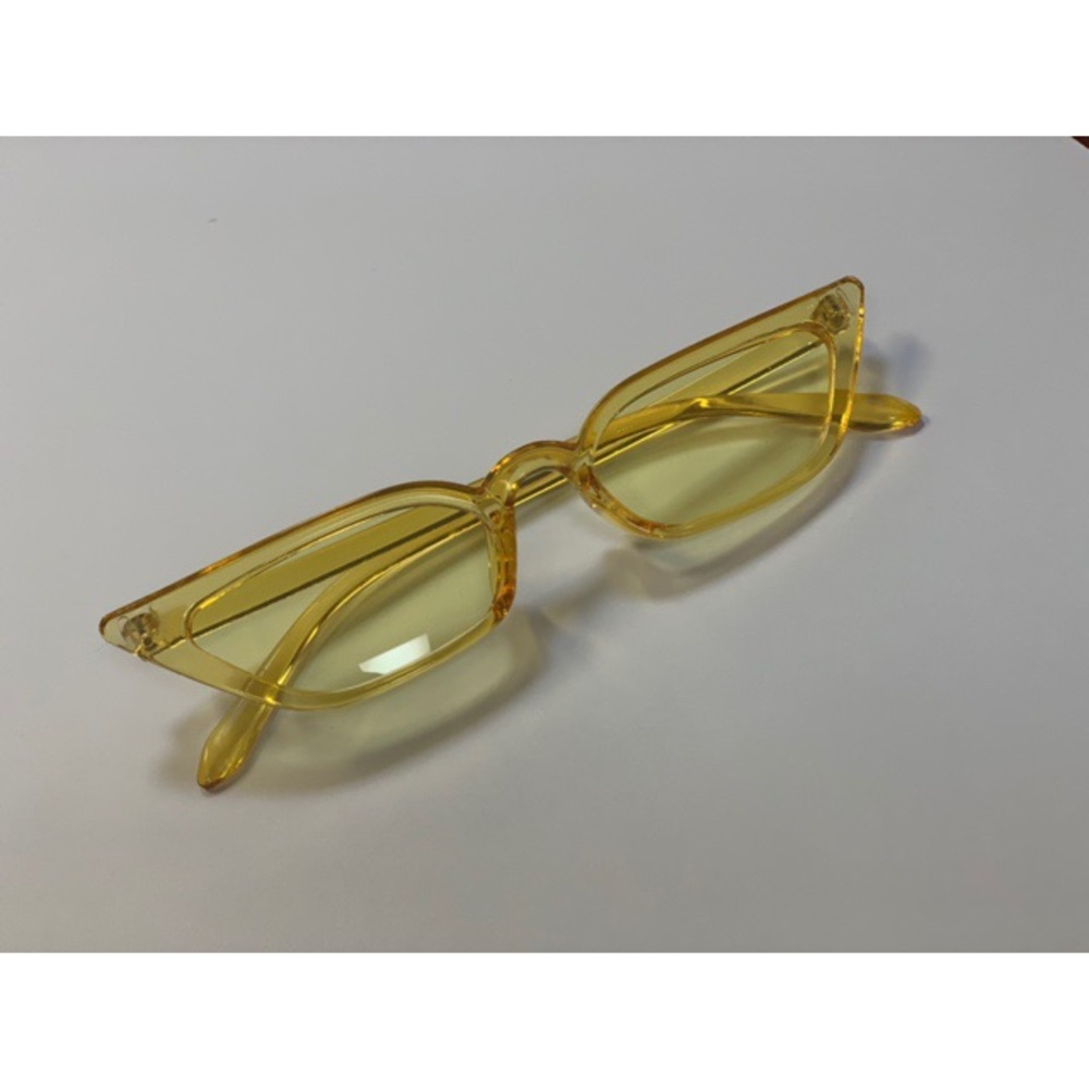 Yellow Cat Eye Sunglasses